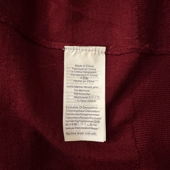 J Crew Merino Wool Sweater NWOT (pants posted separately) - Picture 6 of 6